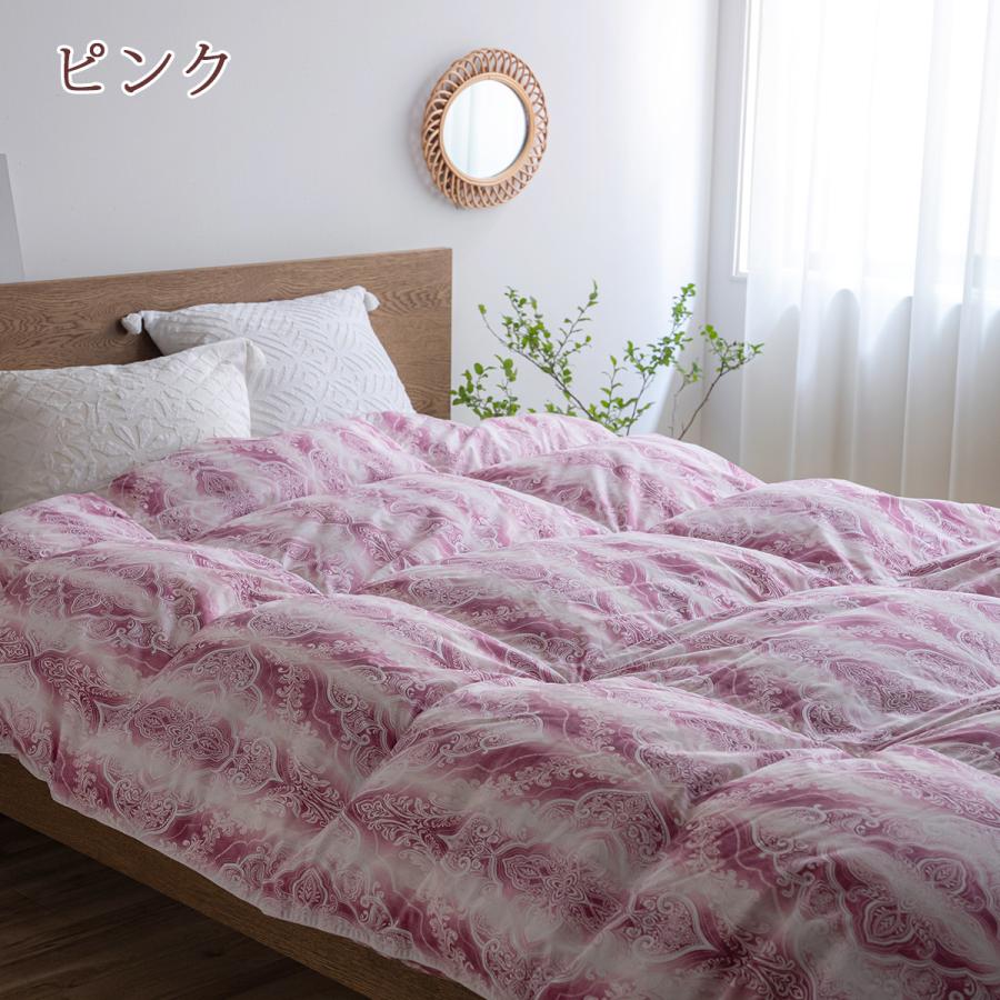 羽毛布団 シングル ダウン90% 1.1kg コインランドリー対応 西川 羽毛掛け布団 羽毛ふとん 冬用 暖か あったか 日本製 | 西川 | 03