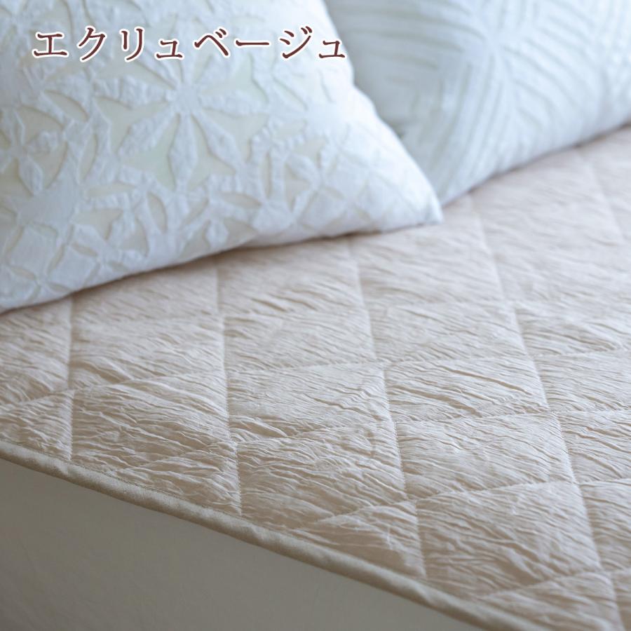 敷きパッド ダブル 麻100 日本製 近江ちぢみ 麻敷きパッドリネン ラミー 麻100％ 夏用 天然素材 敷パッド ひんやり 涼感 接触冷感 | ブランド登録なし | 07