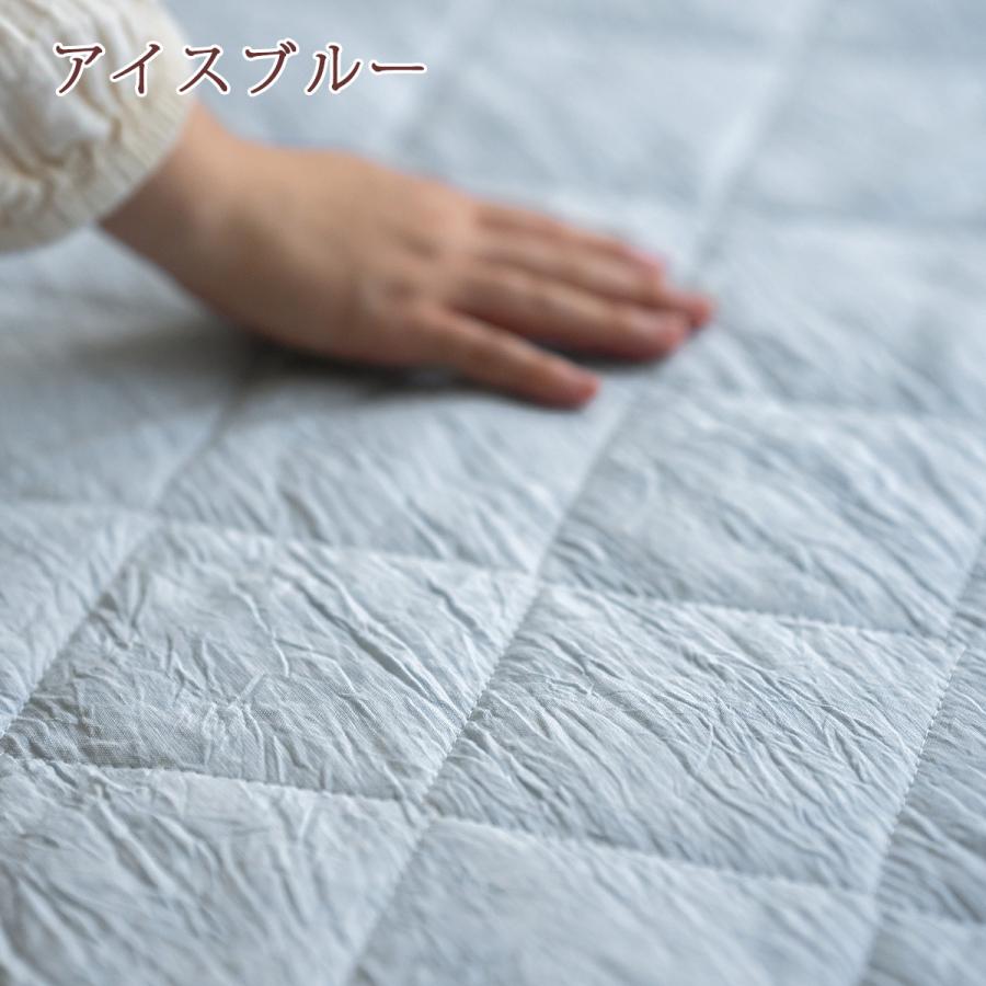 敷きパッド ダブル 麻100 日本製 近江ちぢみ 麻敷きパッドリネン ラミー 麻100％ 夏用 天然素材 敷パッド ひんやり 涼感 接触冷感 | ブランド登録なし | 08