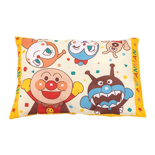 アンパンマン 枕 子供用 西川 枕カバー付 洗える まくら ピロケース プレゼント ギフト 速乾 ばいきんまん ドキンちゃん コキンちゃん 37×27cm | 西川 | 06