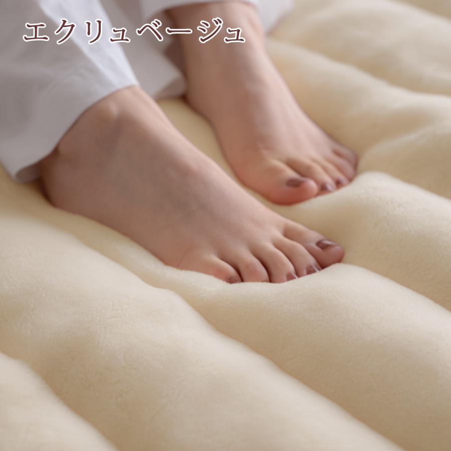 敷きパッド ワイドダブル あったか 日本製 秋 冬 暖かい 敷パッド ぽかぽか ボリューム ベッドパッド兼用 155×205cm ワイドダブルサイズ | ブランド登録なし | 06