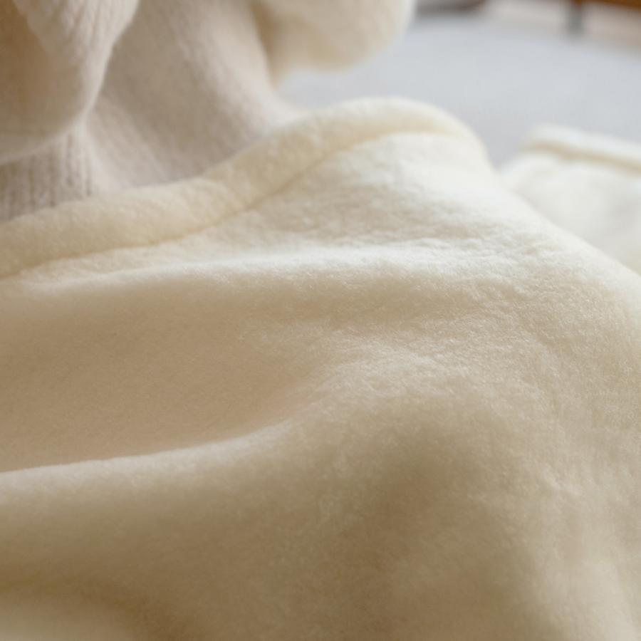 毛布 ひざ掛け 膝掛け 70×100cm ウール 100% ブランケット 泉大津 日本製 ウール毛布 メリノウール 厚手 ベビー お昼寝 保育園 洗える | ブランド登録なし | 03