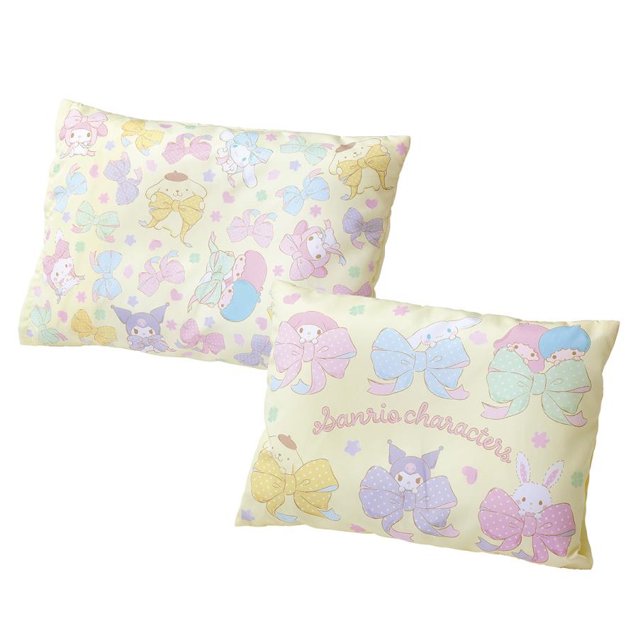 枕 子供用 西川 枕カバー付き サンリオ 洗える まくら ピロー 子ども こども キッズ ジュニア枕 キャラクター 速乾 37×27cm | 西川 | 01