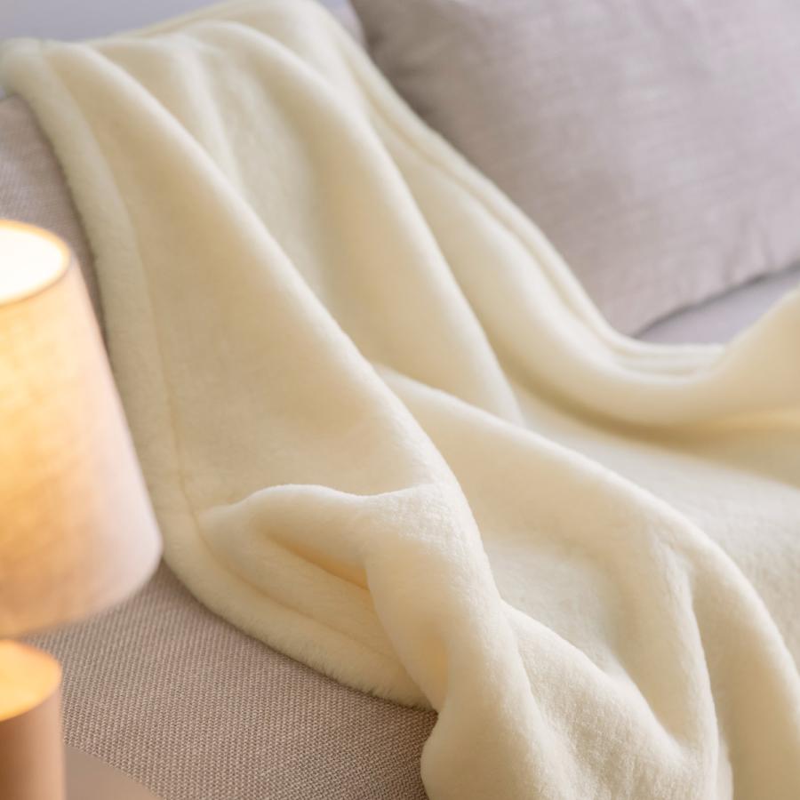毛布 ハーフサイズ 140×100cm ひざ掛け ウール 100% ブランケット 泉大津 日本製 ウール毛布 メリノウール 厚手 ハーフケット 膝掛け お昼寝 保育園 洗え_7