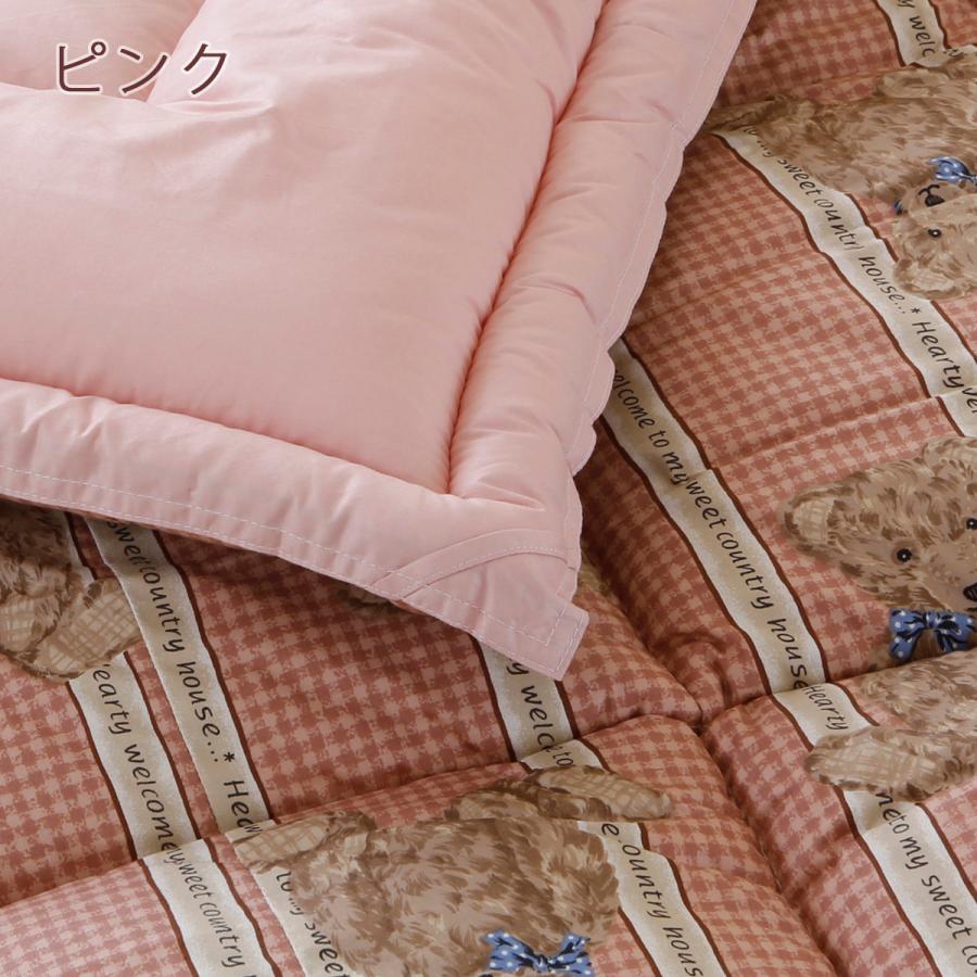 ジュニア掛布団 日本製 ジュニア合繊掛けふとん ラインベアジュニア 洗える中綿 ダクロン 中わたを使用 | ブランド登録なし | 04