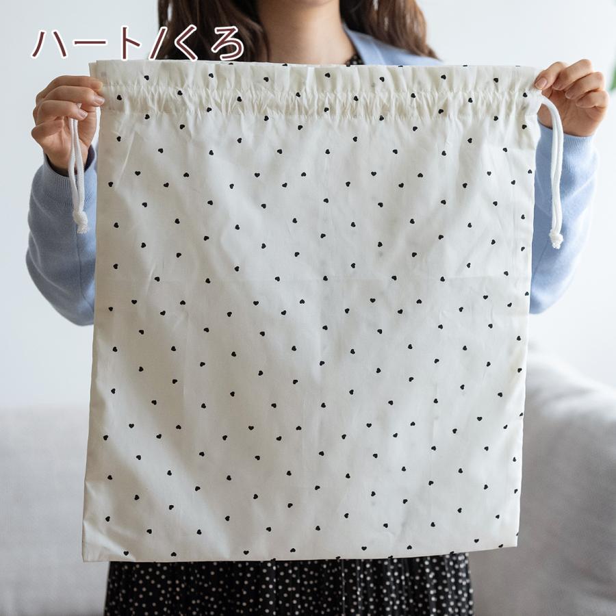 通園バック 巾着袋 日本製 サイズオーダー 綿100% 保育園 指定サイズに対応 オリジナル きんちゃく お仕立て | ブランド登録なし | 02