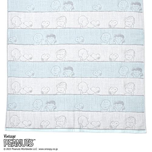 タオルケット 子供 お昼寝 保育園 ベビー 湯上りタオル 日本製 西川 綿100% 6重ガーゼ スヌーピー 70×70cm | 西川 | 03