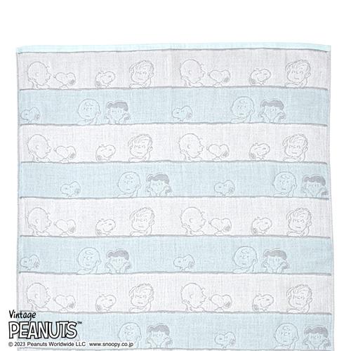 タオルケット 子供 お昼寝 保育園 ベビー 湯上りタオル 日本製 西川 綿100% 6重ガーゼ スヌーピー 70×70cm | 西川 | 04