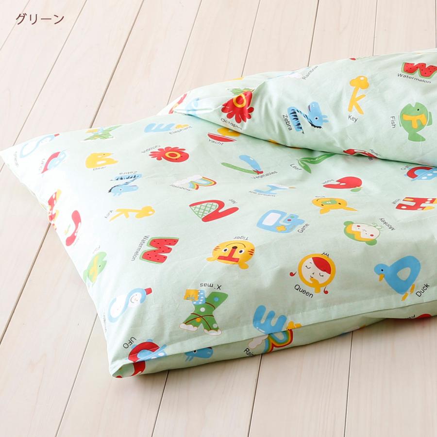 お昼寝布団カバー 日本製 綿100％生地 お昼ね敷き布団カバー お名前タグつき 75×128cm ふとんタウン規格サイズ | ブランド登録なし | 03