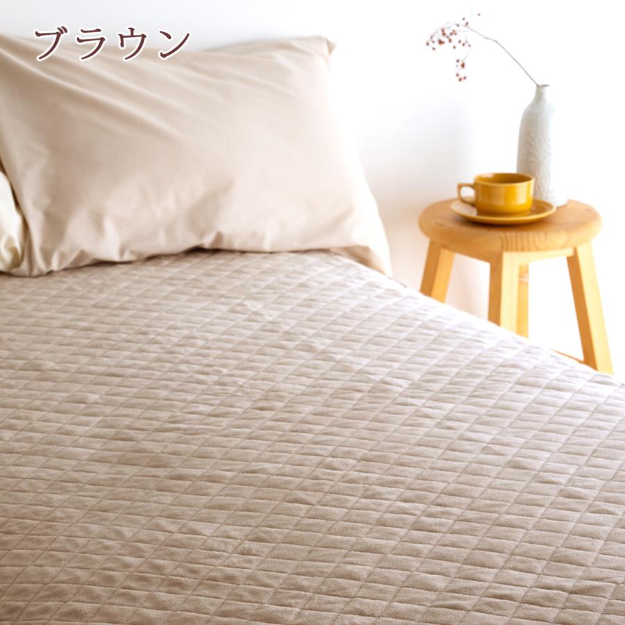 敷きパッド ダブル 西川 あったか 綿100 コットン 詰め物 綿100% 春 秋 冬 用 ウォッシャブル 洗える 敷パッド ベッドパッド 暖かい | 西川 | 08