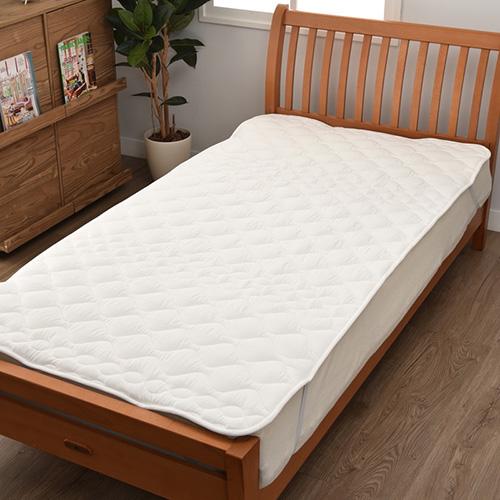 ベッドパッド セミダブル マットレス 西川 ウォッシャブル 抗菌 防ダニ 速乾 ポリエステルベッドパッド 200cm用 洗える ベッドパット セミダブルサイズ | 西川 | 01