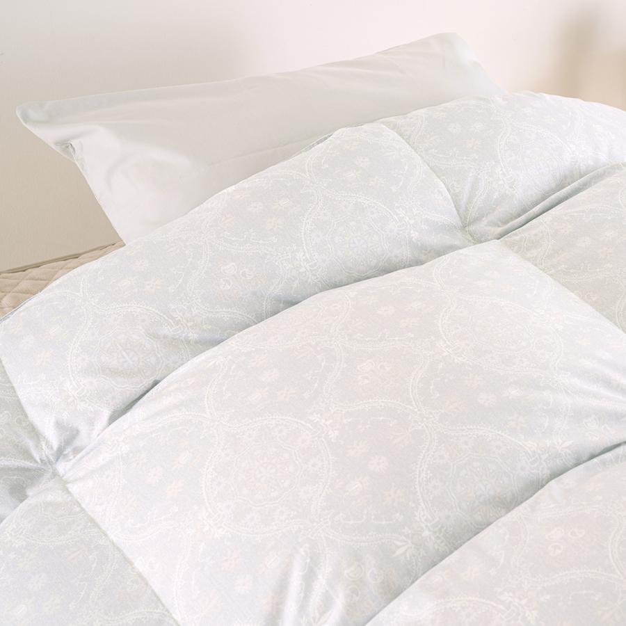 羽毛布団 セミダブル ロマンス 小杉 西川掛カバー特典付 DP400 掛け布団 日本製 ダウン93% 増量1.6kg 抗菌 花粉 ダニ対策 | ロマンス小杉 | 02