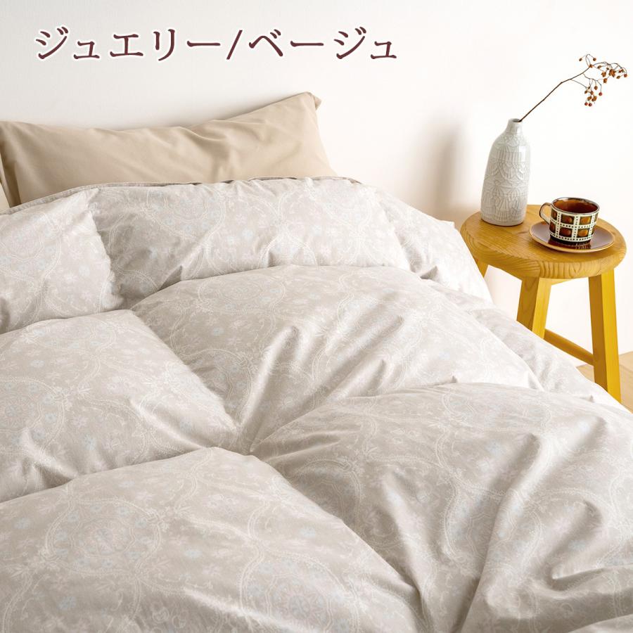 羽毛布団 ダブル 日本製 西川掛カバー等特典付 増量1.8kg ダウン93％ 抗菌 軽量生地 DP400 ロマンス小杉 羽毛ふとん ダブルサイズ コインランドリ | ロマンス小杉 | 05
