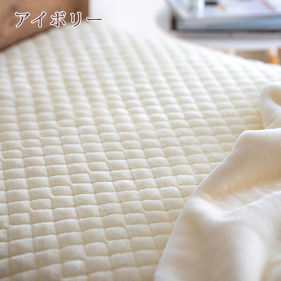 敷きパッド ワイドダブルあったか 暖かい 秋 冬 冬用 吸湿発熱 日本製 アクリル レーヨン 敷パッド 敷きパット 洗える 静電気防止 あたたか | ブランド登録なし | 06