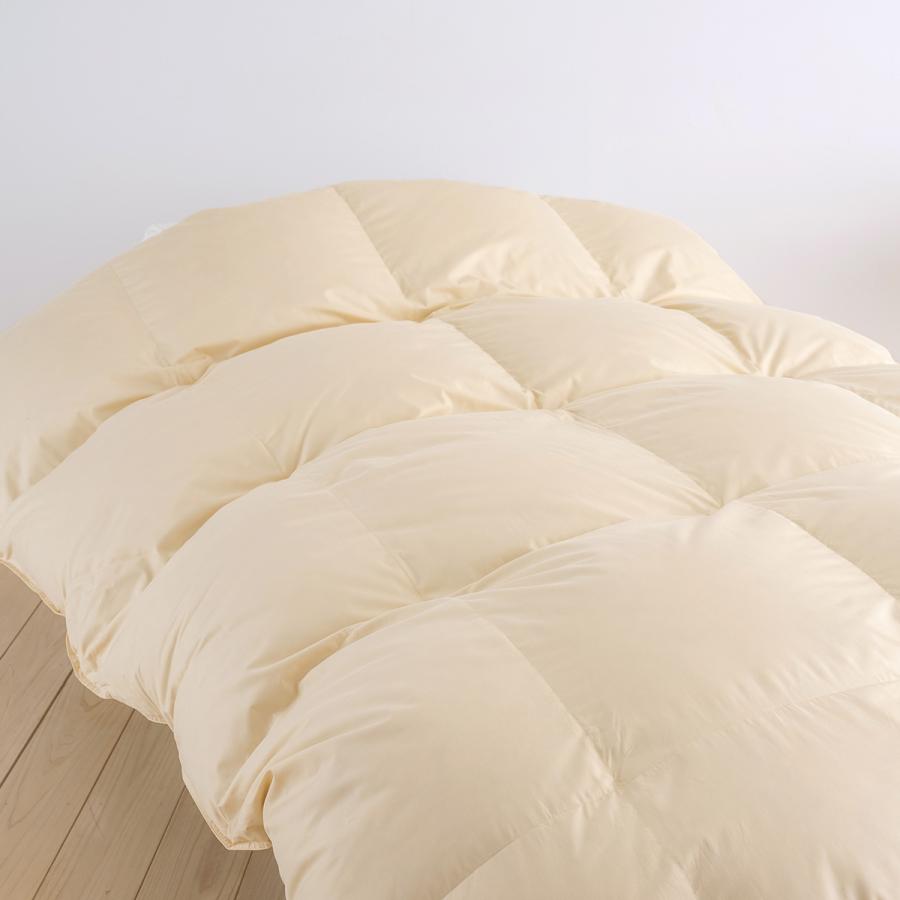 羽毛布団 セミダブル ロマンス小杉 西川掛カバー等特典付 DP440 ヨーロッパ産 グース95％ 増量1.5kg 暖か 冬用 花粉フリー 掛布団 | ロマンス小杉 | 01