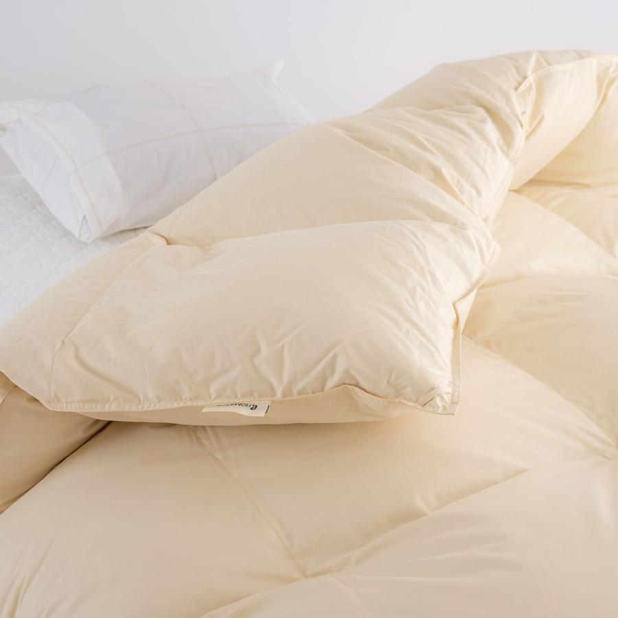 羽毛布団 セミダブル ロマンス小杉 西川掛カバー等特典付 DP440 ヨーロッパ産 グース95％ 増量1.5kg 暖か 冬用 花粉フリー 掛布団 | ロマンス小杉 | 03