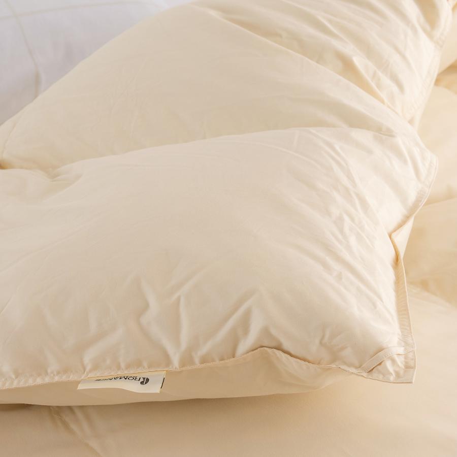 羽毛布団 セミダブル ロマンス小杉 西川掛カバー等特典付 DP440 ヨーロッパ産 グース95％ 増量1.5kg 暖か 冬用 花粉フリー 掛布団 | ロマンス小杉 | 06