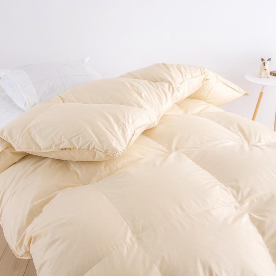 羽毛布団 セミダブル ロマンス小杉 西川掛カバー等特典付 DP440 ヨーロッパ産 グース95％ 増量1.5kg 暖か 冬用 花粉フリー 掛布団 | ロマンス小杉 | 08