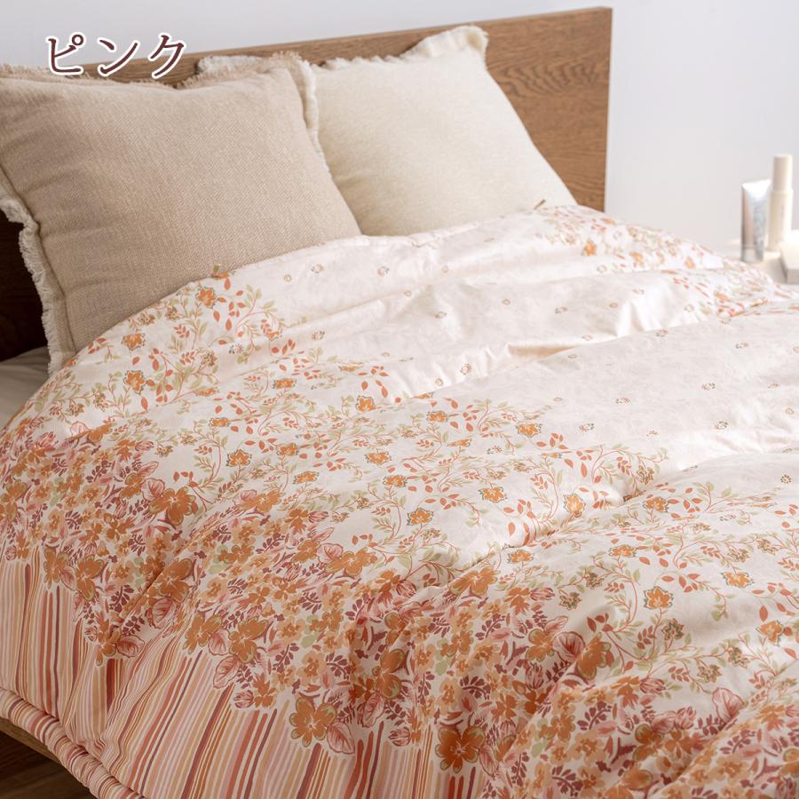 掛け布団 シングル 西川 日本製 合繊 掛けふとん ファロン 側生地 綿100％ 抗菌加工 シングルサイズ 掛布団 | 西川 | 04