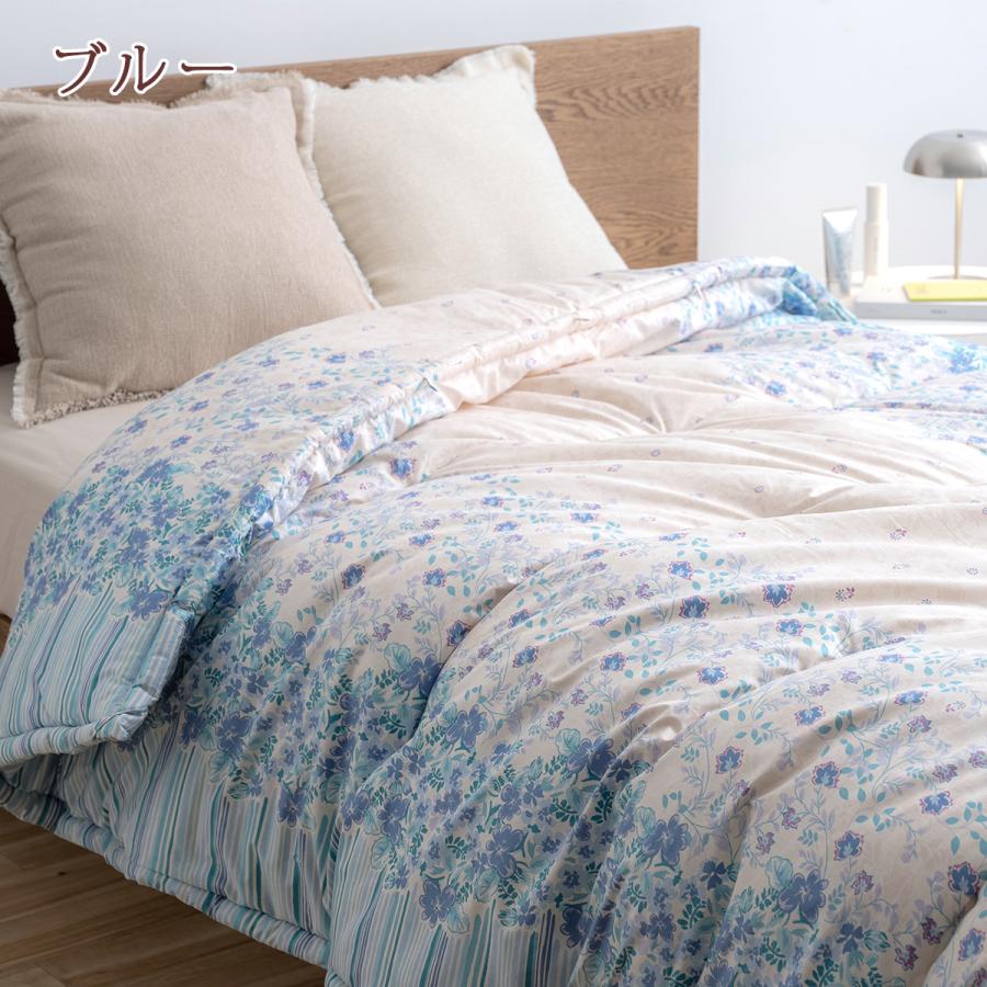 掛け布団 シングル 西川 日本製 合繊 掛けふとん ファロン 側生地 綿100％ 抗菌加工 シングルサイズ 掛布団 | 西川 | 07