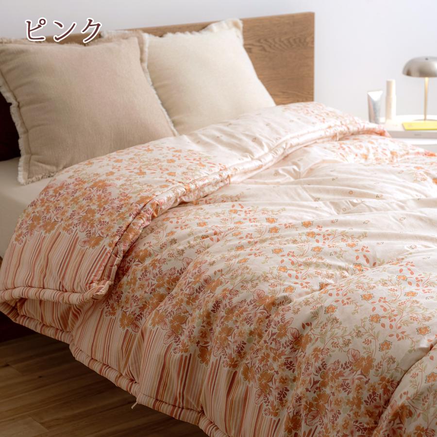 掛け布団 シングル 西川 日本製 合繊 掛けふとん ファロン 側生地 綿100％ 抗菌加工 シングルサイズ 掛布団 | 西川 | 08