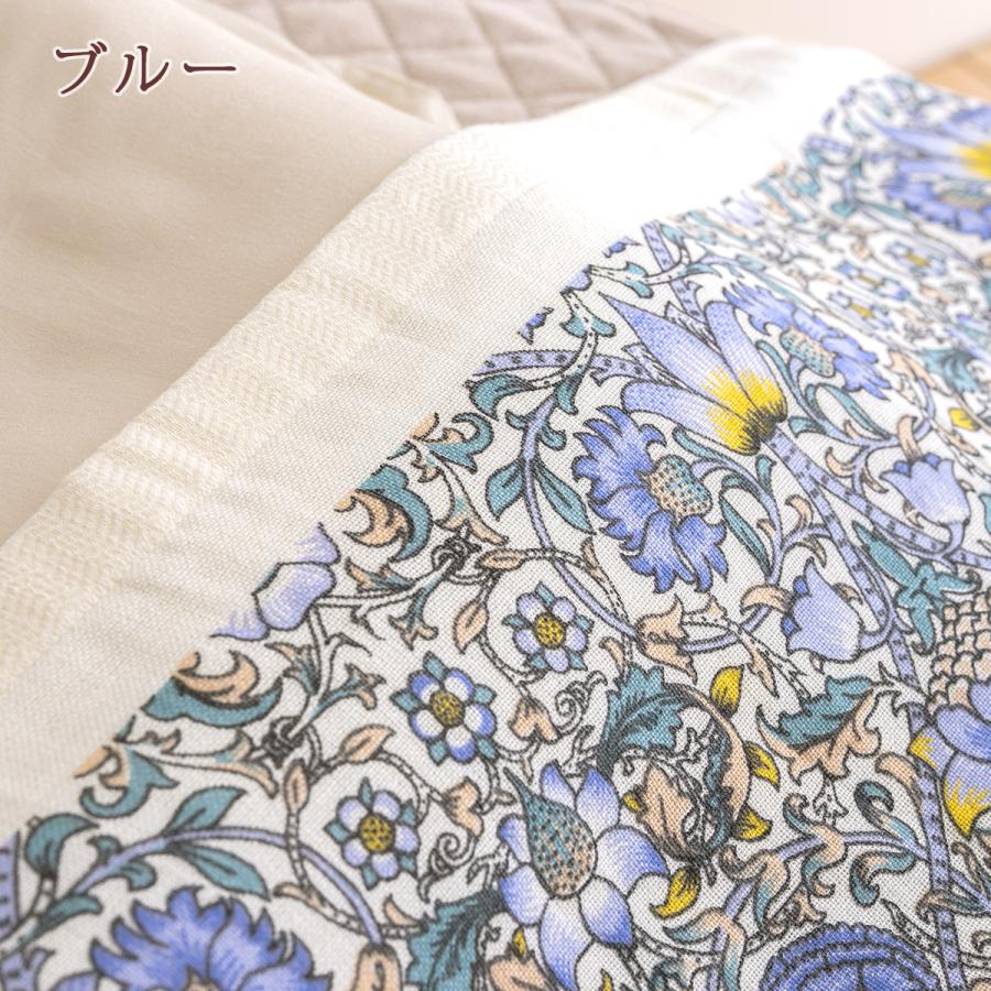 ポイント10倍 ロマンス小杉 ガーゼケット シングル 今治 コットン V＆A ウィリアムモリス 日本製 綿100% Lodden ロウデン 4重ガーゼ シングルサイズ | ロマンス小杉 | 05