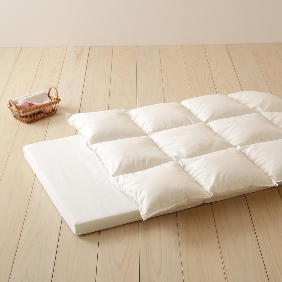 ベビー布団 西川 ミニ 羽毛布団 東京西川 洗える 掛け布団 ダウン90% 日本製 赤ちゃん ベビー リビング 西川産業 | 西川 | 01