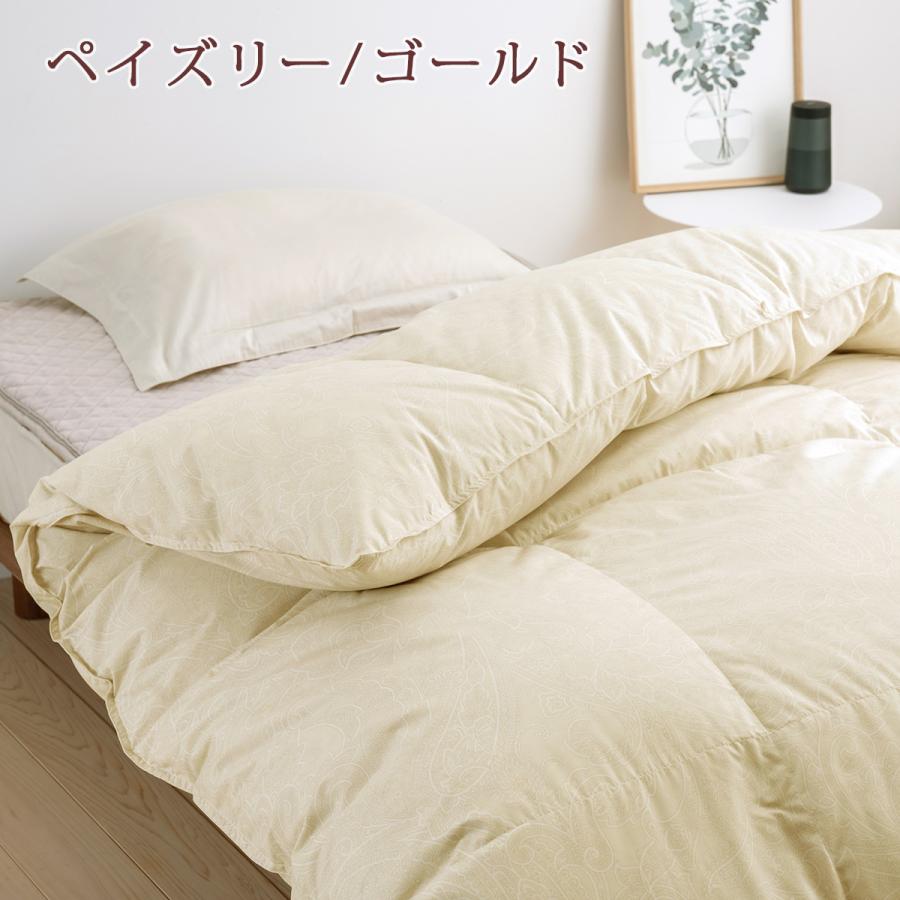 羽毛布団 マザーグース セミダブル 西川 大増量1.6kg ハンガリー産 マザーグースダウン93% DP430 超長綿 | 西川 | 06
