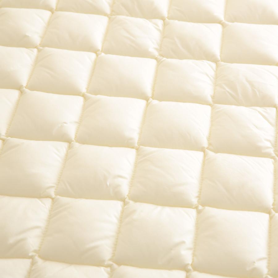 洗える ベッドパッド クイーン フランス羊毛 ベットパット ベッドパット 日本製 ウォッシャブルウールクィーン｜futontown｜05