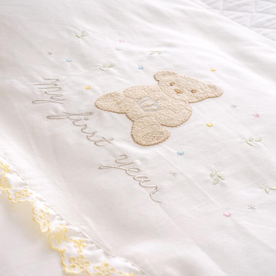 ベビー布団カバー ベビー用 肌掛け布団カバー 87×117cm 西川 日本製 毛布カバー ベビー布団 85×115cm用 吸湿 保湿 綿混 | 西川 | 04