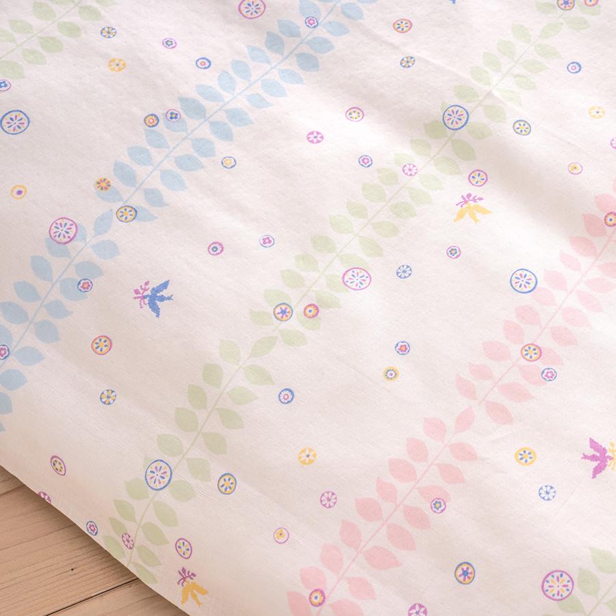 ベビー布団カバー ベビー用 肌掛け布団カバー 87×117cm 綿100％ 西川 日本製 毛布カバー ベビーふとん 85×115cm用 ミルジョワ | 西川 | 04