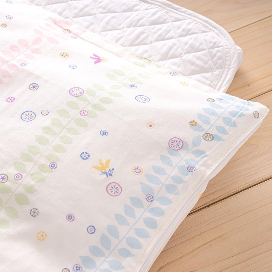 ベビー布団カバー ベビー用 肌掛け布団カバー 87×117cm 綿100％ 西川 日本製 毛布カバー ベビーふとん 85×115cm用 ミルジョワ | 西川 | 05