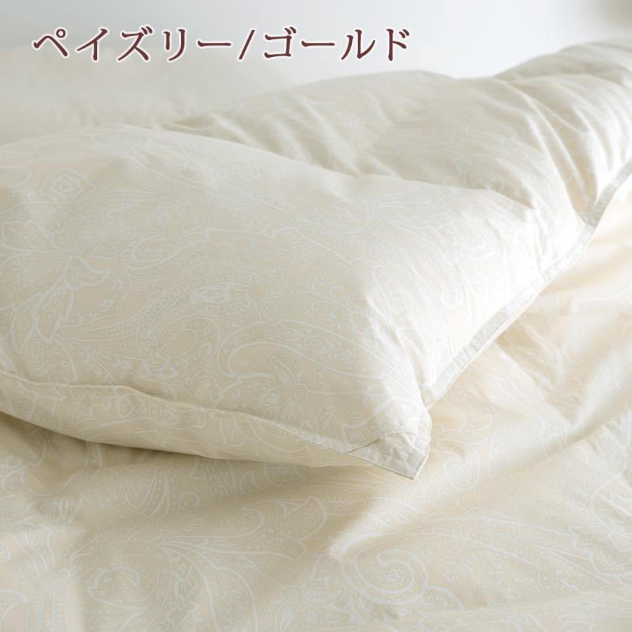 羽毛布団 シングル 西川 ハンガリー産マザーグースダウン93% グース 暖か 増量1.3kg DP430 超長綿 羽毛回収対象 綿100% 日本製 | 西川 | 07