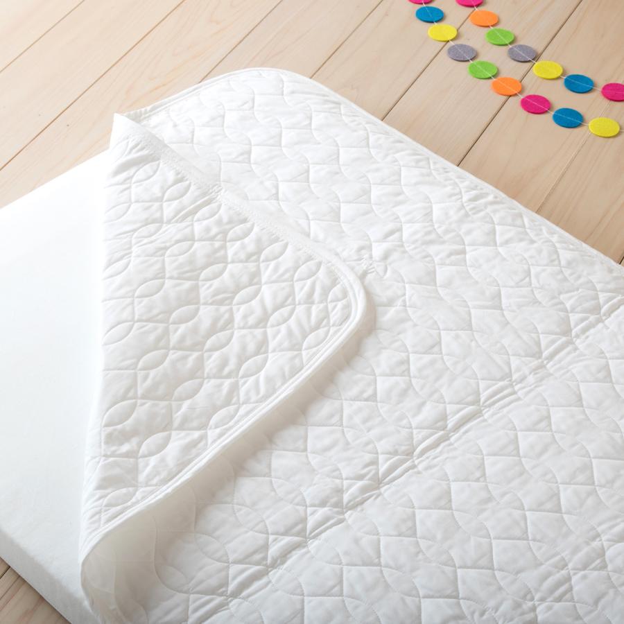 ベビー キルトパッド 敷きパッド 日本製 70×120 レギュラー 西川 赤ちゃん 汗取り 汗とり キルトパット 脱脂綿 綿100％ 吸湿 ベビー布団 | 西川 | 06