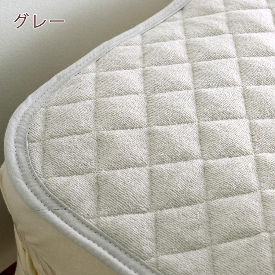 敷きパッド ワイドダブル 西川 春 夏 秋 冬 リバーシブル 敷きパット 敷パッド パイル タオル地 ワイドダブルサイズ 155×205cm | 西川 | 08