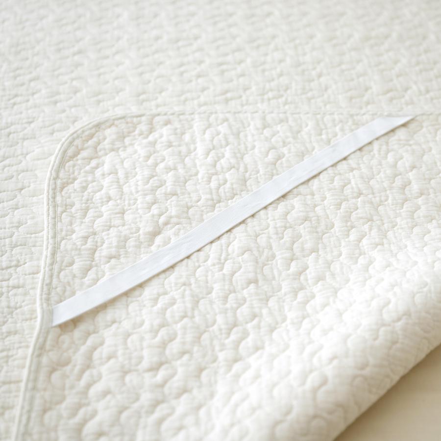 敷きパッド ダブル 西川 夏用 綿100% ガーゼ 西川産業 東京西川 涼しい ひんやり マット ベッドパッド 敷きパット 敷パット イブル | 西川 | 02