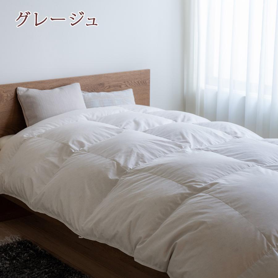 羽毛布団 シングル 大増量1.3kg 厳選ホワイトダウン85% 西川掛布団カバー等特典付 DP330 コインランドリー対応 羽毛ふとん 日本製 冬用 厚手 暖 | ブランド登録なし | 07