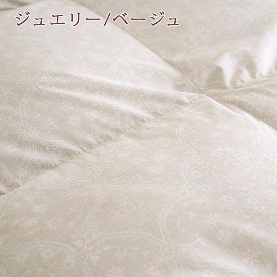 羽毛布団 ダブル ポーランド産ホワイトグースダウン90％ DP370 西川掛カバー特典付 コインランドリー対応 ロマンス小杉 日本製 冬用 大増量1.8kg | ロマンス小杉 | 02