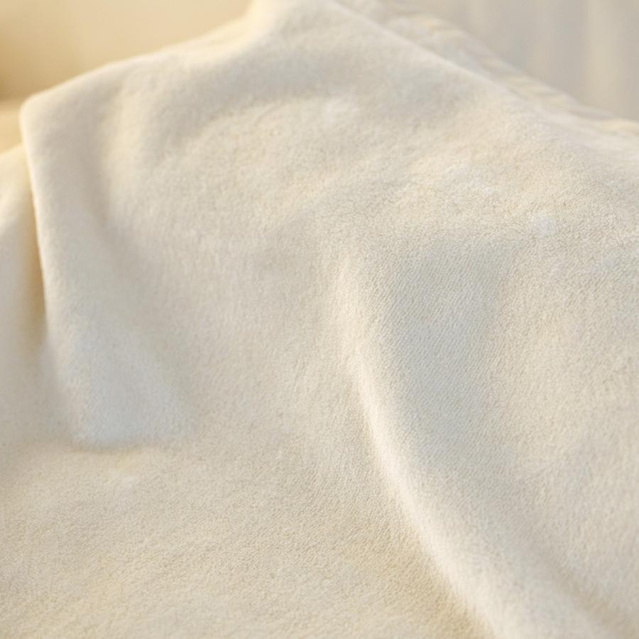 綿毛布 キング 日本製 オーガニック 綿100％ たて糸よこ糸 全て綿100% オールコットン 210cmロングサイズ シール織 ブランケット | ブランド登録なし | 08