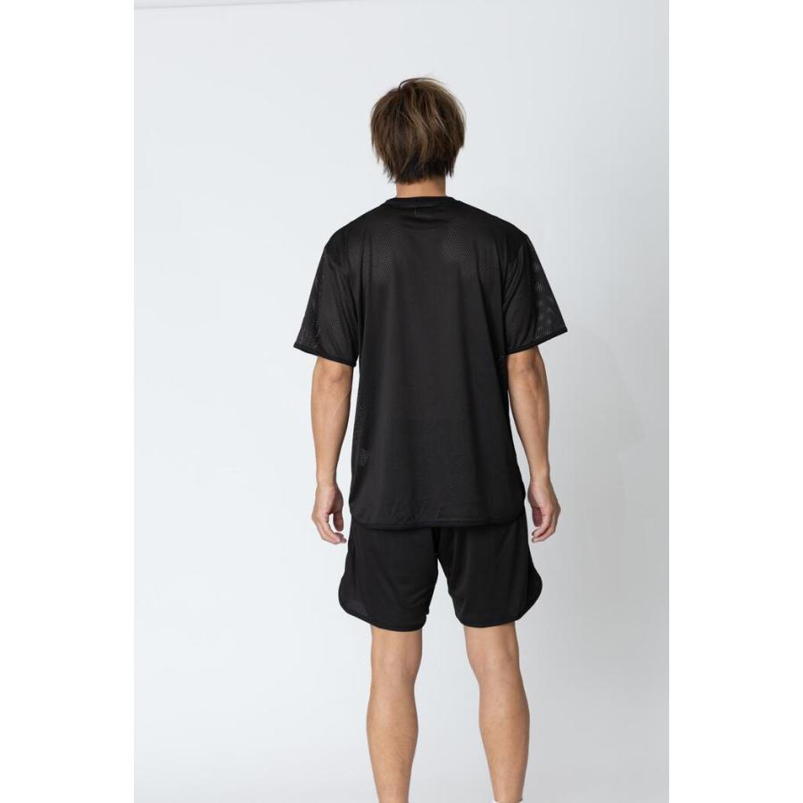 アスレタ 半袖プラクティスシャツ ブラック M FESTIVAL BRASIL ATHLETA（アスレタ） メッシュ 半袖 プラクティス Tシャツ 03413