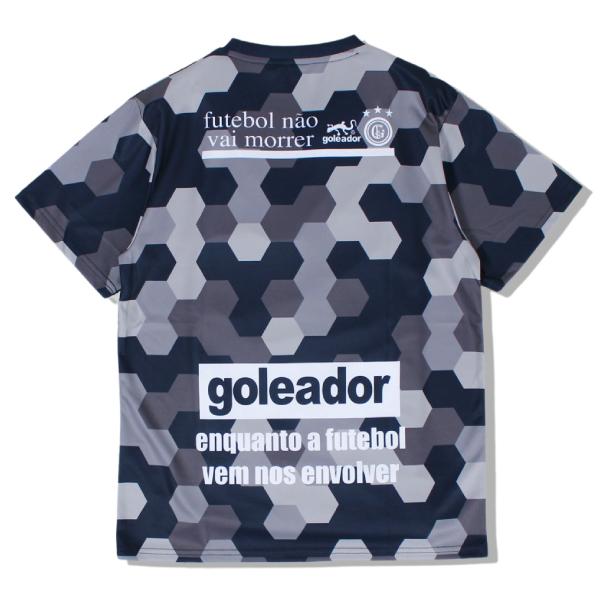 goleador(ゴレアドール) ジュニア 半袖 プラクティス Tシャツ G-440-6K｜futsalclothing｜07