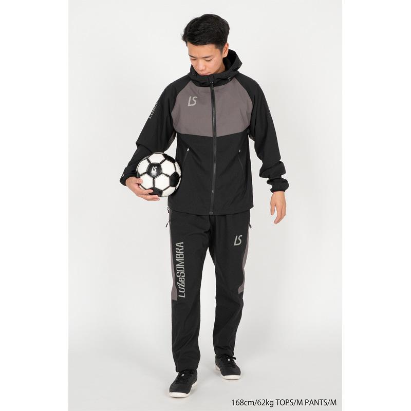 LUZ e SOMBRA タフタメッシュ ピステ M ブラック ルースイソンブラ（LUZ e SOMBRA） ピステパーカー/STRETCH TAFTA MESH