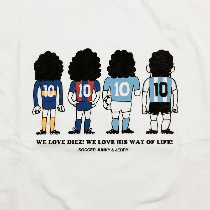 サッカージャンキー Soccerjunky 半袖teeシャツ Love Diez Sj Sj Sal Yahoo 店 通販 Yahoo ショッピング