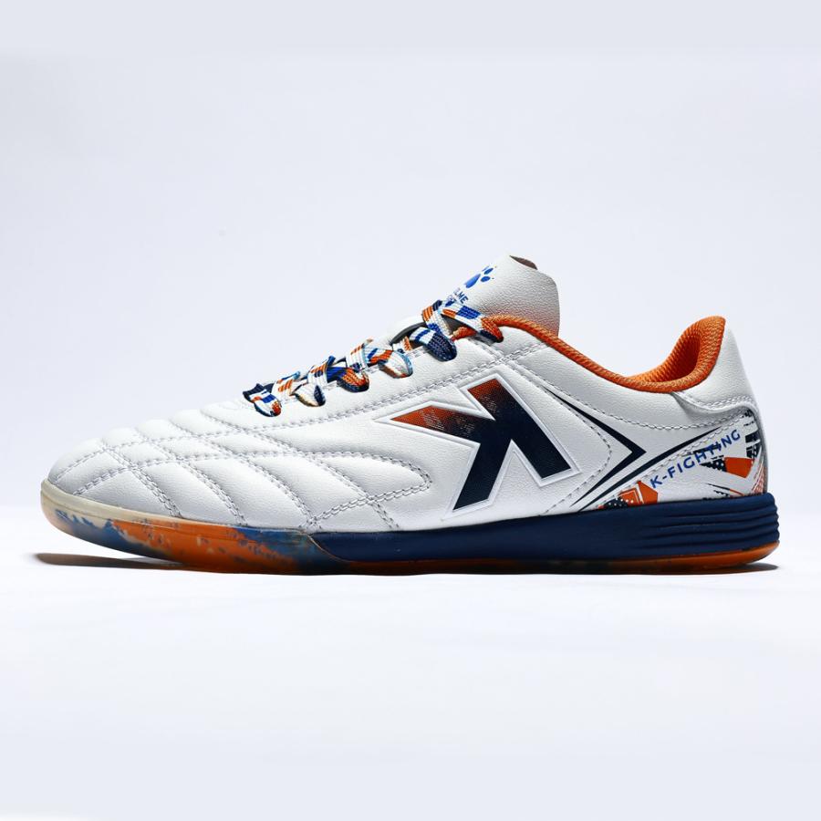 KELME_ケルメ フットサルシューズ K-FIGHTING(IN) WHT/BLU : RODA