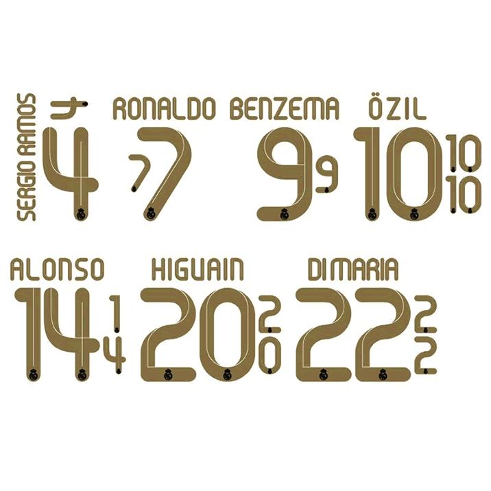 レアルタイプ11 12モデル 金色のみ レプリカ番号フォント 400円 ラッツスポーツ 通販 Yahoo ショッピング