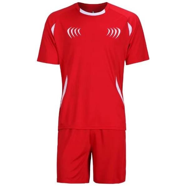 サッカー フットサルユニフォーム 赤 赤47 半袖 上下セット Aka47 フットスター 通販 Yahoo ショッピング