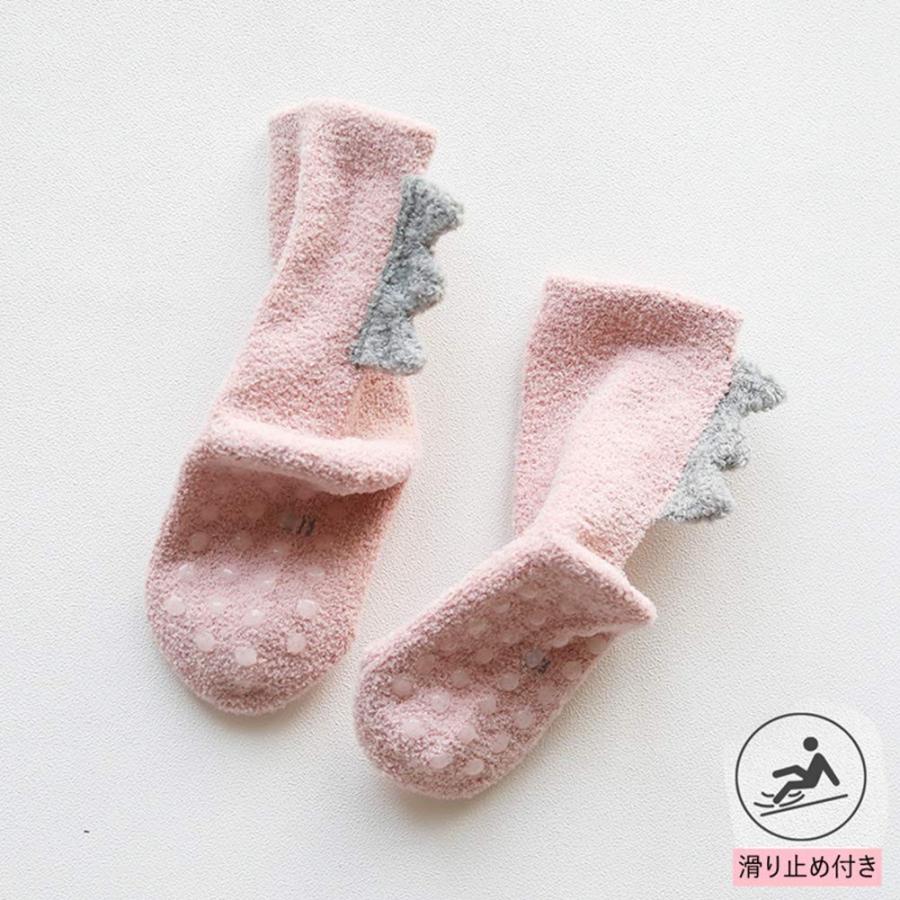 インソミラ Insomila 恐竜 3足セット キッズ もこもこソックス 子供靴下 ふわふわ 防寒 ルーム靴下 防寒靴下 冬 厚手 可愛い Theatrefortantoine Com