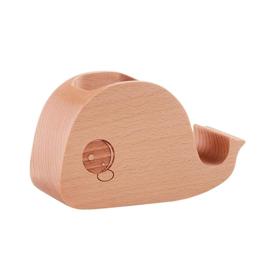 ペン立て ペンスタンドと携帯スタンド かわいいイルカ 木製卓上収納ケース オフィス 書斎 学校文具 Arta 1023 イルカ Jsonic Ca