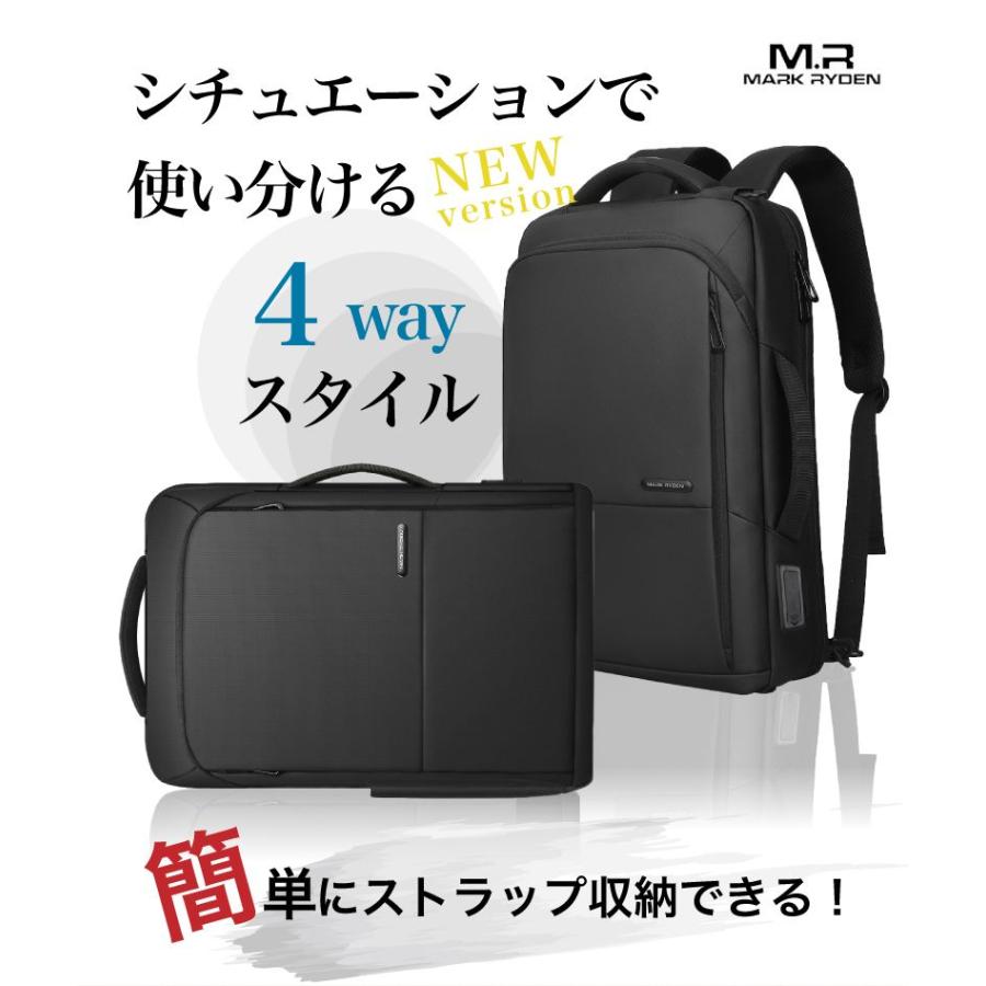 ビジネスバッグ 3way 大容量 メンズ 40代 ビジネスリュック 防水