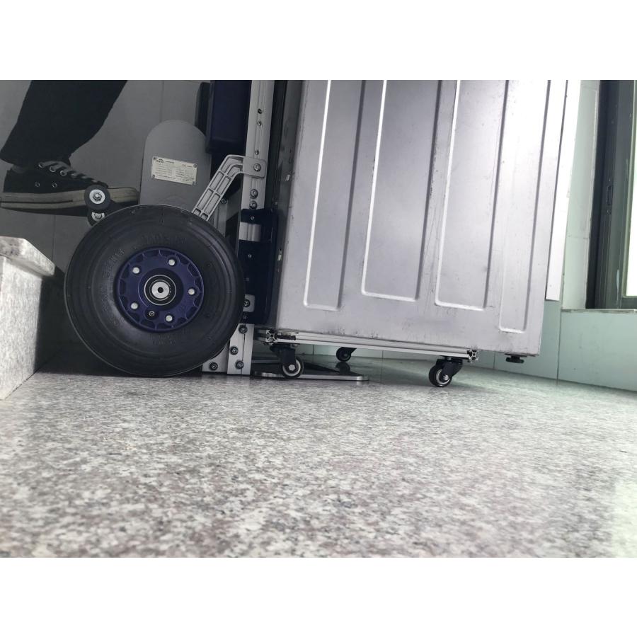 XSTO CT310 電動階段昇降台車 耐荷重310kg 自動重心調整 狭い階段対応 遠隔操作 静音 折り畳み 電動階段登れ 平台車 階段用運搬車 電動台車 アルミ製 PSE認証済 |  | 18